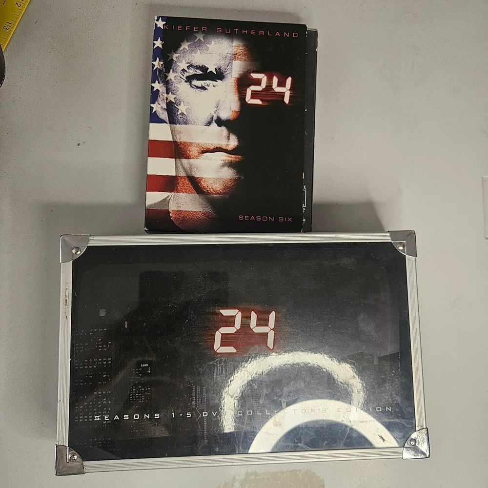 24 Seasons 1-6 DVD Bundle Seasons 1-5 Metal Briefcase Collector's Edition Set